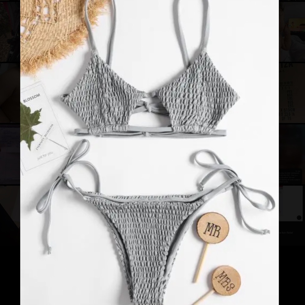 Grey Bikini Set